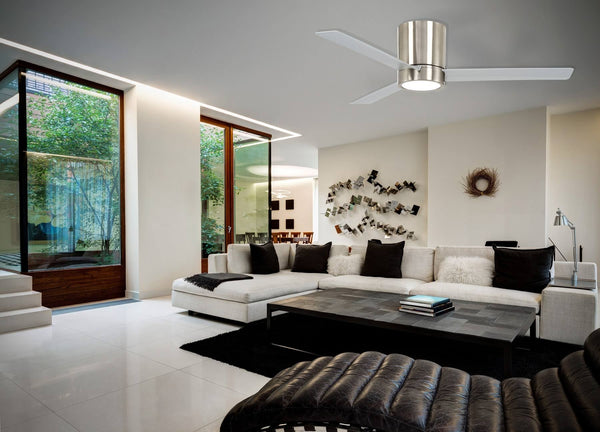 Minka Aire F644L BN-52" Ceiling Fan Roto Flush Brushed Nickel