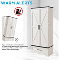 72 Inch Tall Farmhouse Kitchen Pantry Cabinet Stylish Storage Cupboard