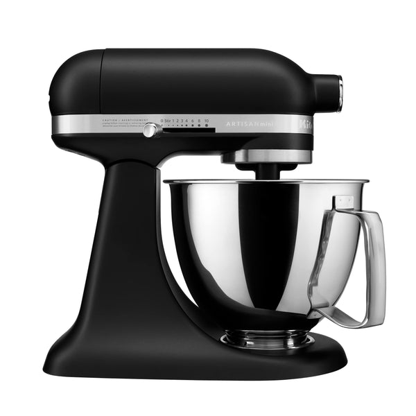 KitchenAid Artisan Mini 3.5 Quart Tilt Head Stand Mixer, Black Matte