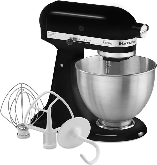 KitchenAid Classic Series 4.5 Quart Tilt Head Stand Mixer Onyx Black