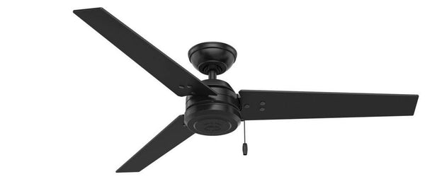 Hunter Cassius 52" Ceiling Fan Matte Black, Ceiling Fan for Home