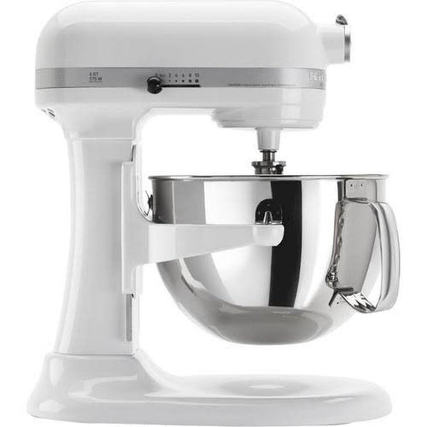 KitchenAid KP26M1XWH Professional 600 Series 6 Quart Stand Mixer (White)