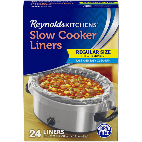 Reynolds Kitchens Slow Cooker Liners, Regular Size 24 liners