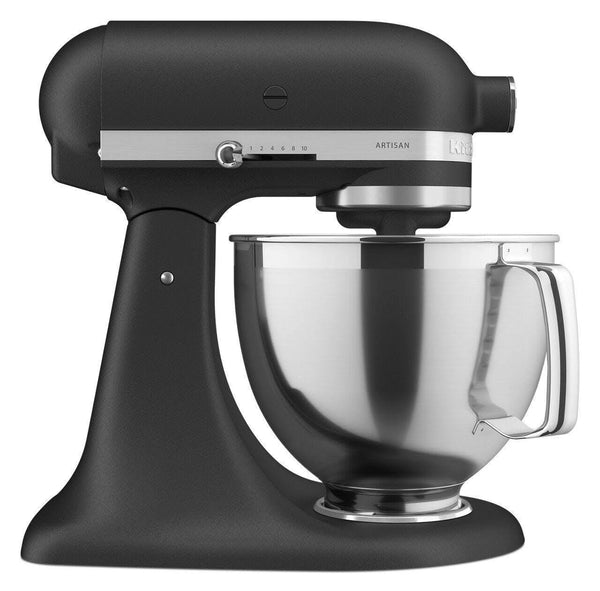 KitchenAid Artisan Series Tilt Head Stand Mixer with Premium Accessory Pack KSM195PSBK Imperial Black
