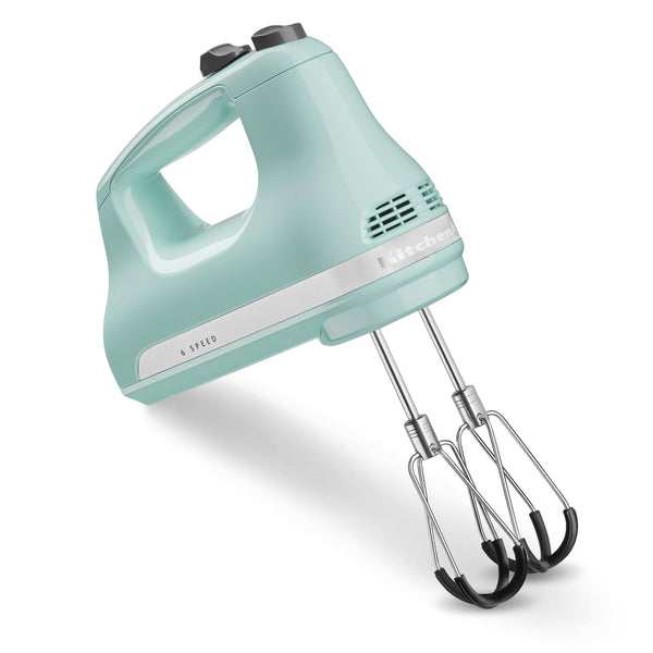 KitchenAid 6 Speed Hand Mixer with Flex Edge Beaters Ice