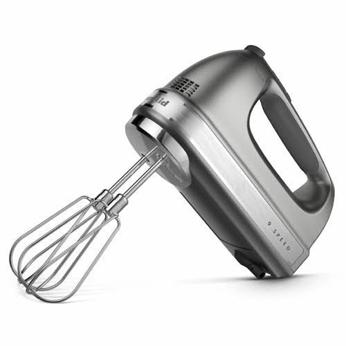 KitchenAid KHM926 9-Speed Hand Mixer Contour Silver