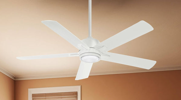 Minka Aire F619L WHF Stout 54" Ceiling Fan, Flat White