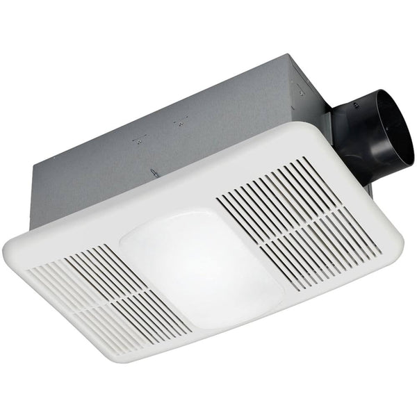Utilitech 1.5 Sone 80 cfm White Bathroom Fan and Heater 0498842