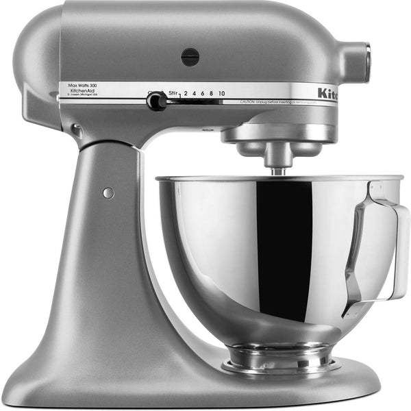 KitchenAid KSM97SL Deluxe 4.5 Quart Tilt Head Stand Mixer, Silver