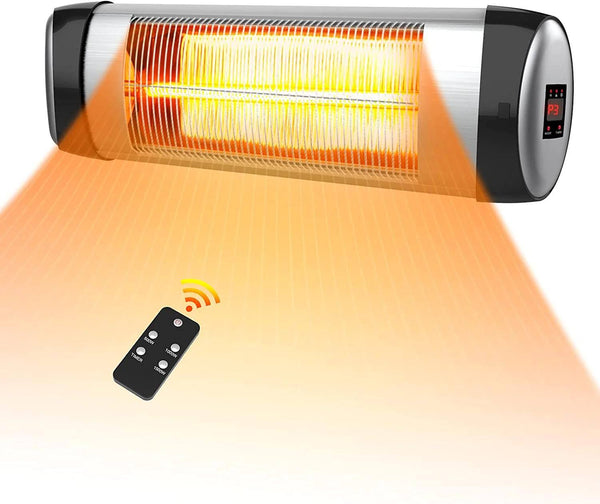 Sun Ray 5100 BTU 120 Volt Stainless Steel Carbon Fiber Electric Patio Heater | 1L1018