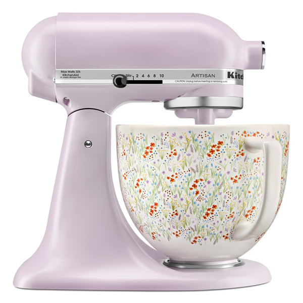 Kitchenaid Artisan Series 5 Quart Tilt Head Stand Mixer, Wildflower, KSM156CXWF