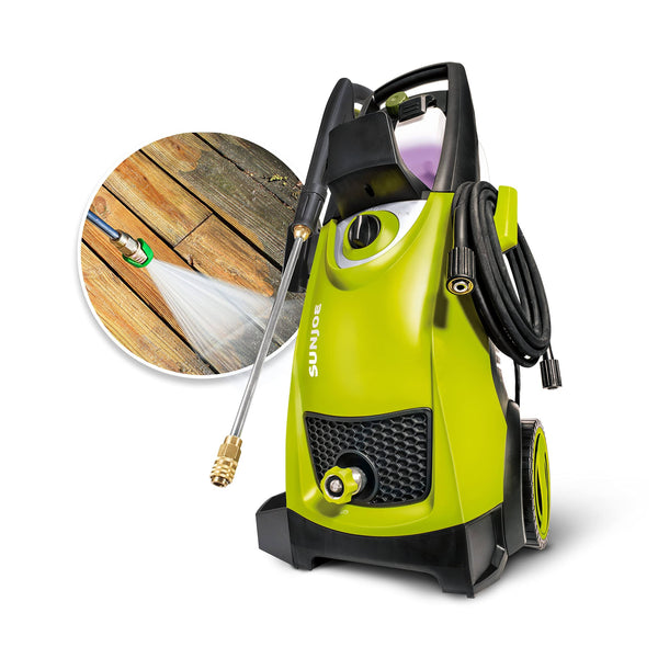 Sun Joe SPX3000 2030 Max PSI 1.76 GPM 14.5 Amp Electric High Pressure Washer, Cleans Cars/Fences/Patios