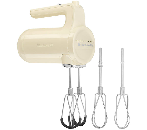 KitchenAid Cordless 7-Speed Hand Mixer w/FlexEdge Beaters, Almond Cream