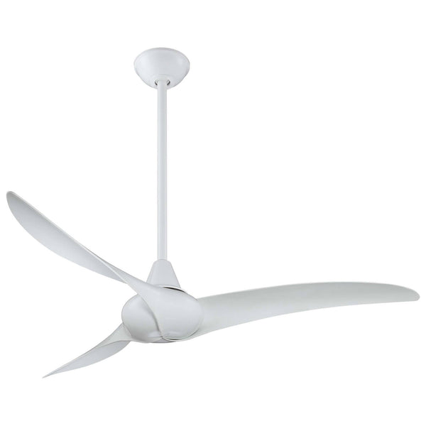 Minka Aire Wave 52" Ceiling Fan White White Blades