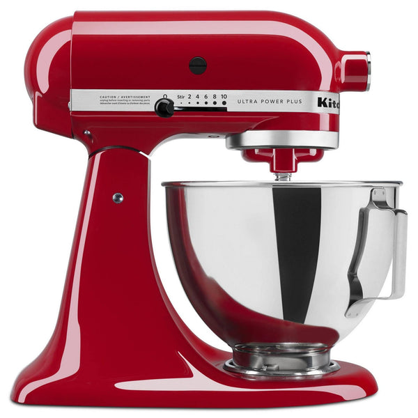KitchenAid KSM96 Ultra Power Plus Tilt Head Stand Mixer, Red, 4.5 qt