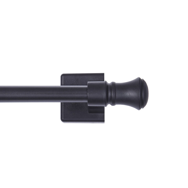 Mainstays Cameron 7/16 inch Adjustable Multi Use Magnetic Appliance Rod, 16 28 inch, Black