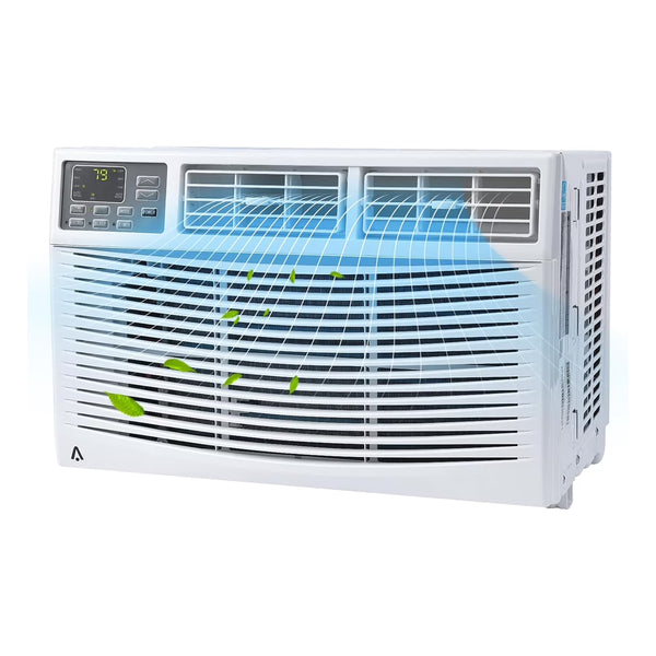 M Optimized 12000BTU Window Air Conditioner with Wi Fi Enabled, Remote Control, Air Conditioner Window Unit Cooling up to 550sq.ft, 115V Window AC