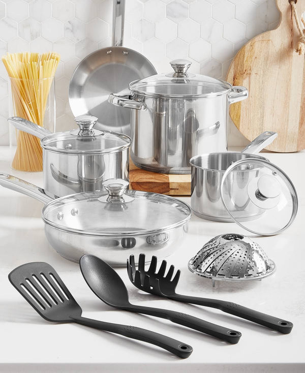 Tools of The Trade Stainless Steel 13 pc. Cookware Set