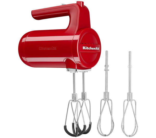 KitchenAid Cordless 7-Speed Hand Mixer w/FlexEdge Beaters, Empire Red