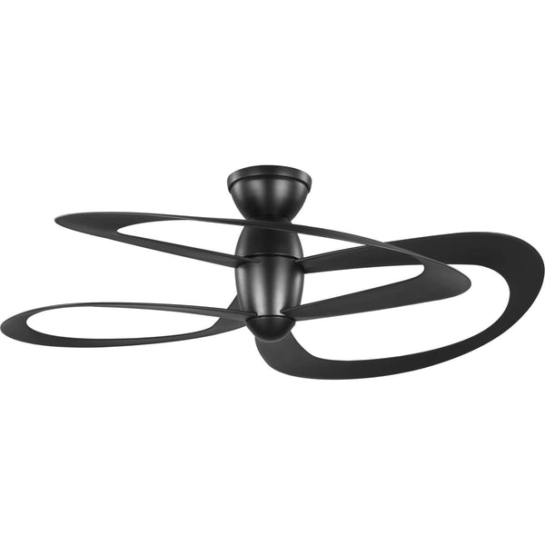 Progress Willacy 3 Blade 48" Ceiling Fan Black P250063 031